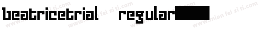 beatricetrial regular字体转换